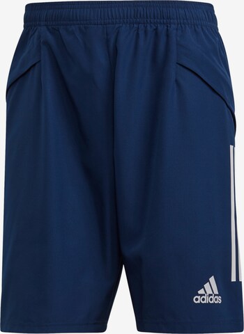 ADIDAS SPORTSWEAR Regular Workout Pants in Blue: front