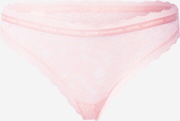 Calvin Klein Underwear String in Roze: voorkant