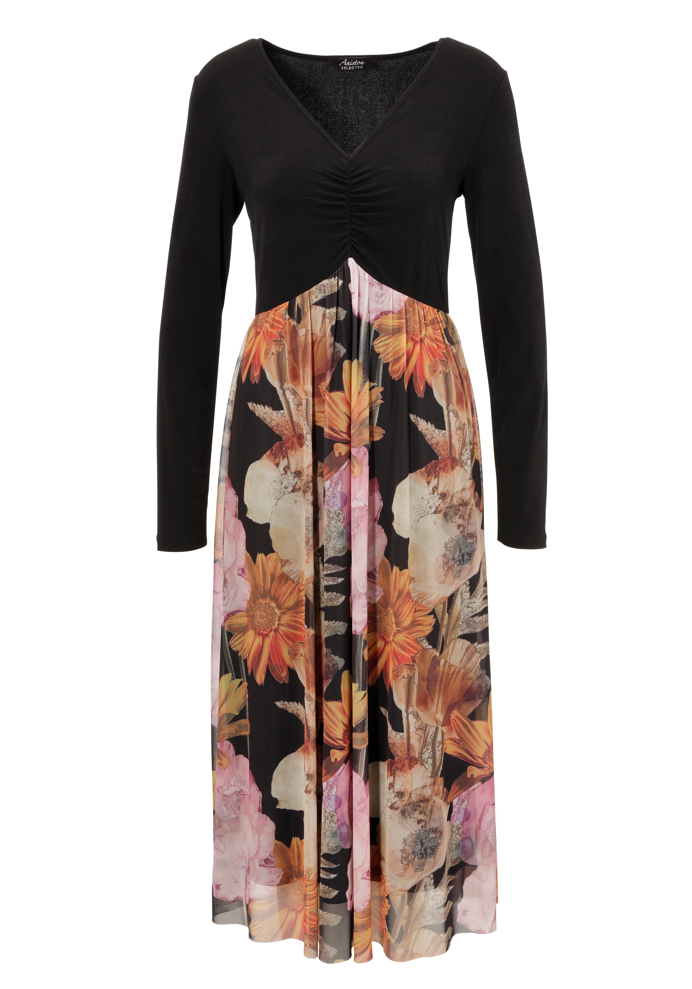 Aniston SELECTED Dress in Black: front