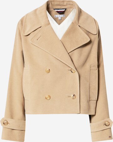 TOMMY HILFIGER Tussenjas in Beige: voorkant