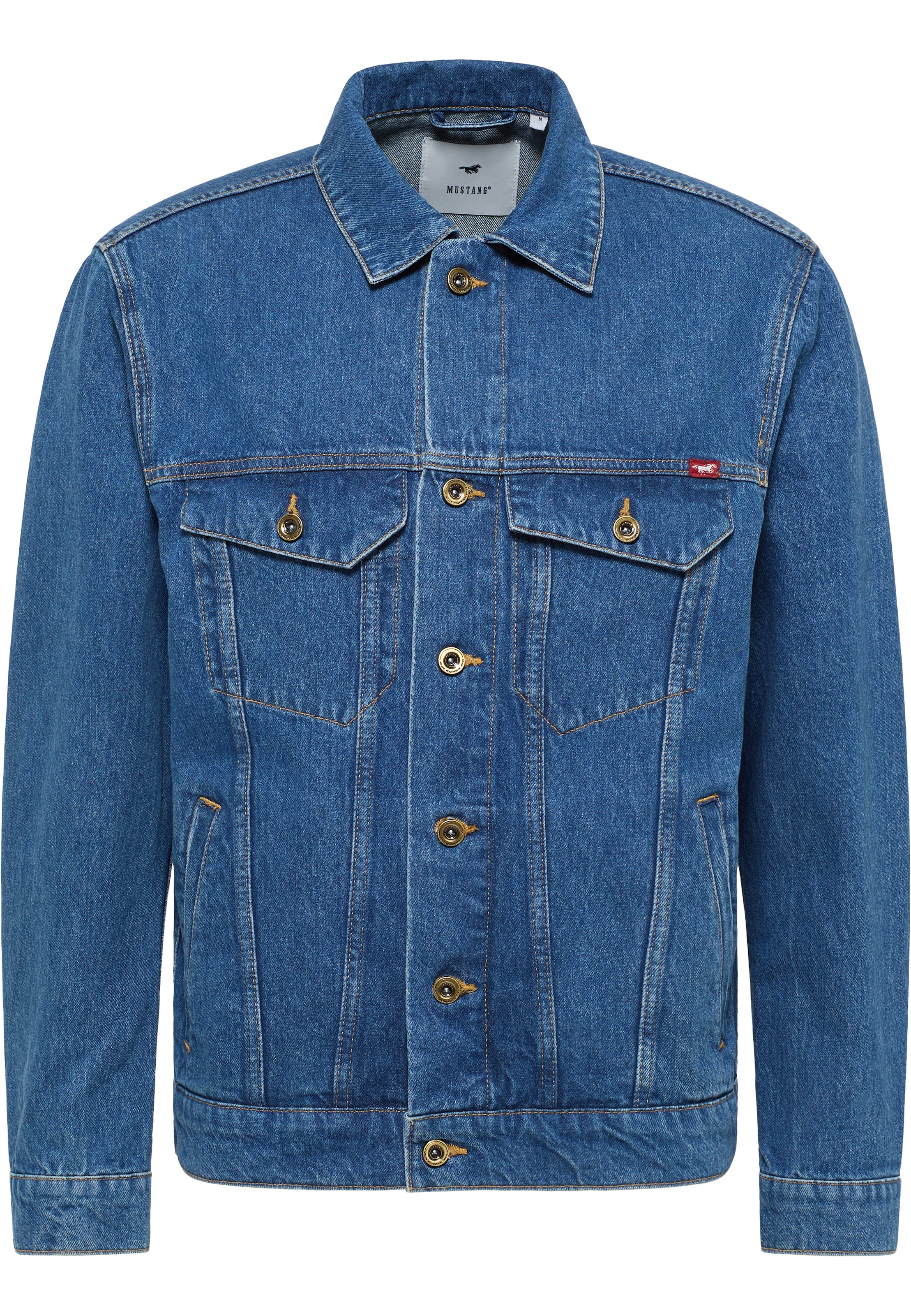MUSTANG Between-Season Jacket 'DALLAS' in Blue: front