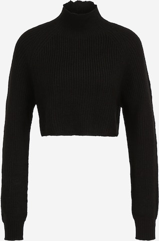 Missguided Petite Sweater in Black: front