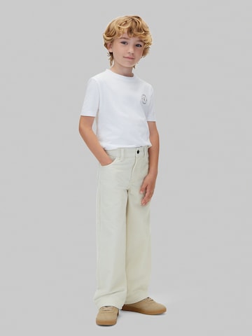 Calvin Klein Jeans Wide Leg Hose in Beige