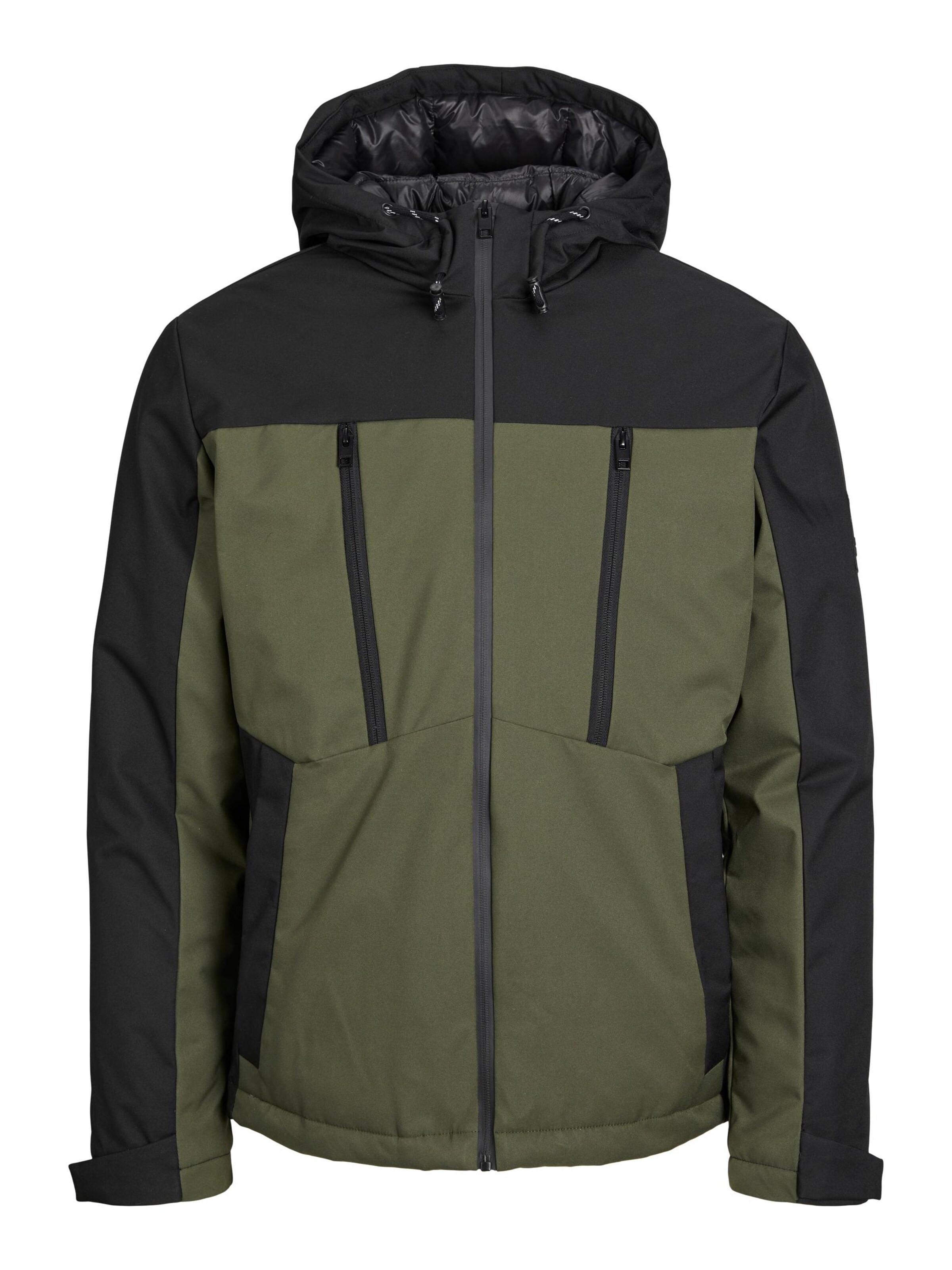 Veste mi-saison 'Abel' JACK & JONES en vert : devant