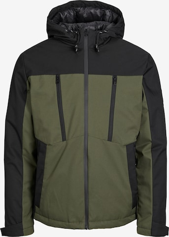 Veste mi-saison 'Abel' JACK & JONES en vert : devant