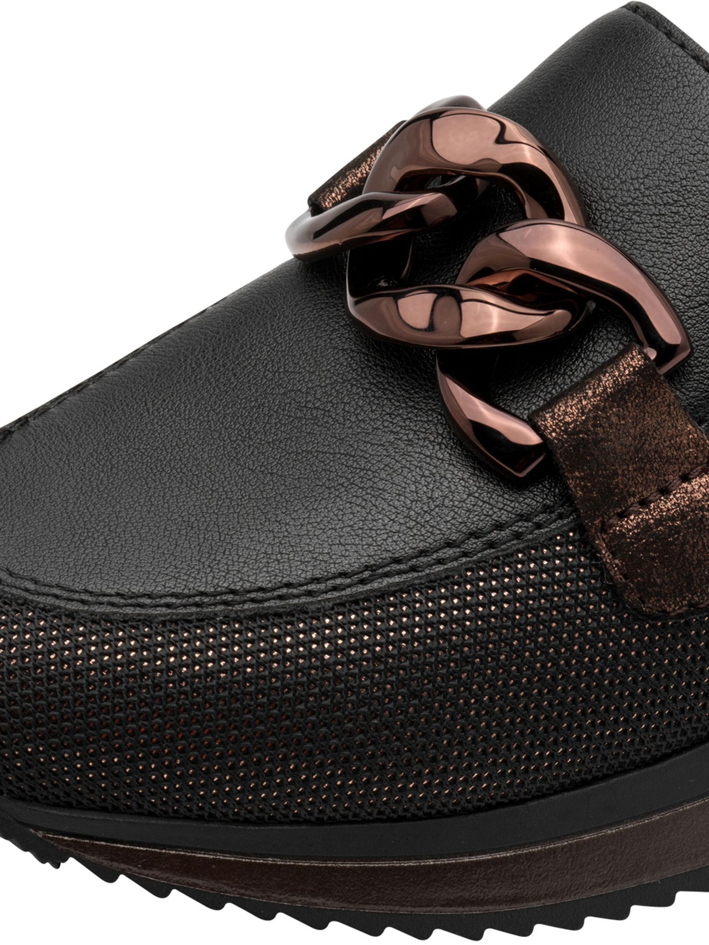 JANA Slipper in Schwarz