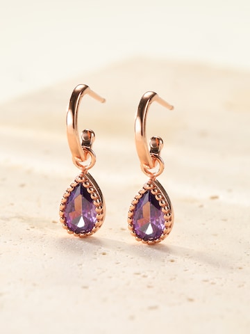 Hey Happiness Ohrringe 'June Birthstone' in Gold