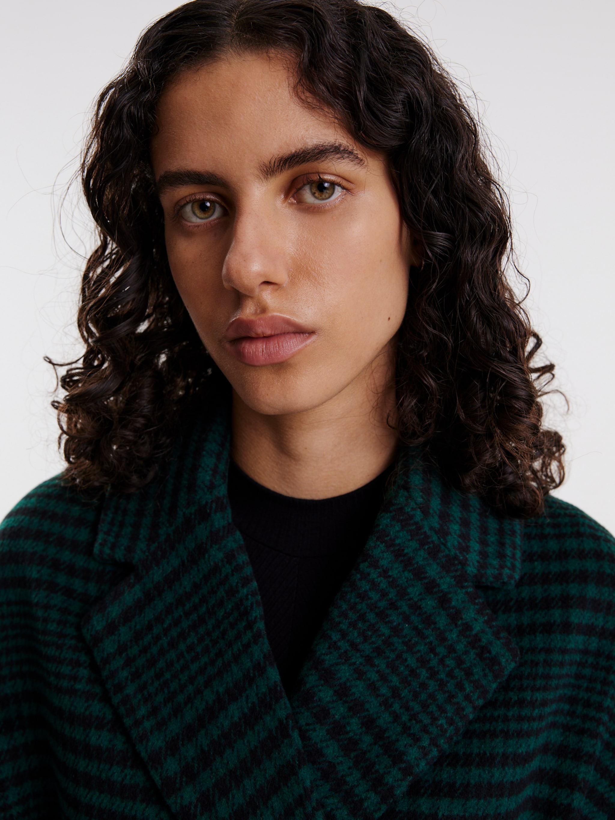 EDITED Produits Manteau mi-saison 'Uli' vert