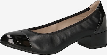 CAPRICE Pumps in Zwart: voorkant