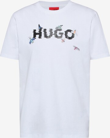 HUGO Shirt in Weiß: front