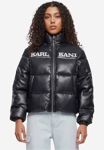 Karl Kani Winter Jacket in Black: front