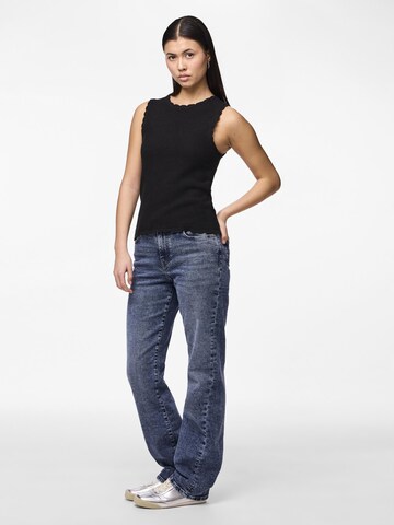 PIECES Gebreide top in Zwart