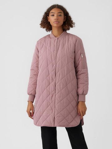 VERO MODA Přechodný kabát 'Mundina' – pink: přední strana