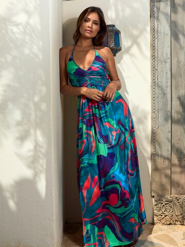 Chic by Lirette Jurk 'Halter dress Sorobon' in Lila