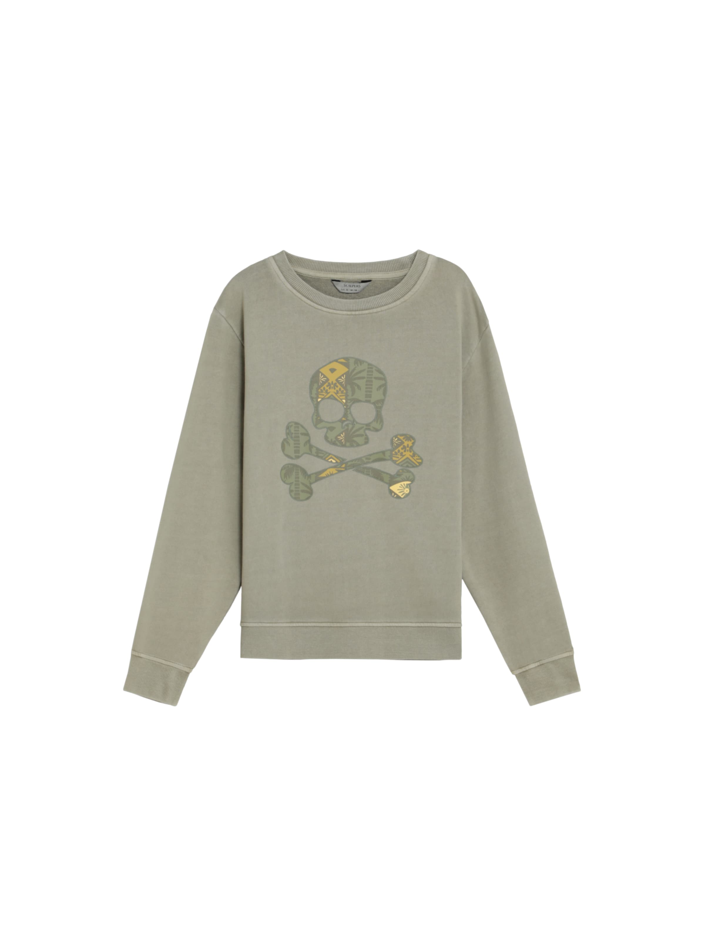 Scalpers Свитшот ' ' в Зеленый: спереди