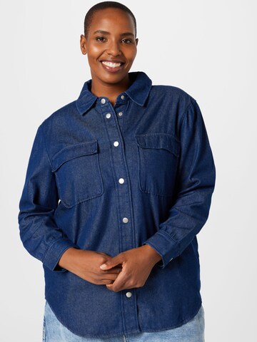 Tom Tailor Women + Blouse in Blue: front