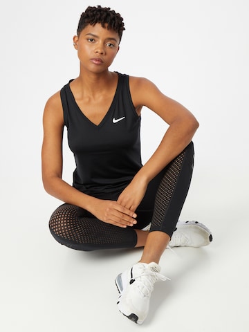 NIKE Sports Top 'Victory' in Black