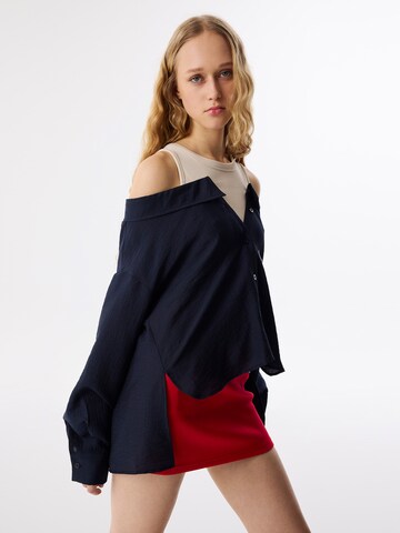 Twist Blouse in Blauw