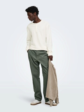 Only & Sons - Camiseta en blanco