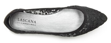 LASCANA Ballet Flats in Black