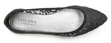 LASCANA Ballet Flats in Black