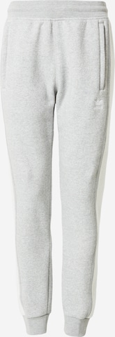 Tapered Pantaloni 'Trefoil Essentials+ Reverse Material' di ADIDAS ORIGINALS in grigio: frontale