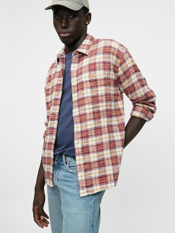 Abercrombie & Fitch Regular fit Ing - piros