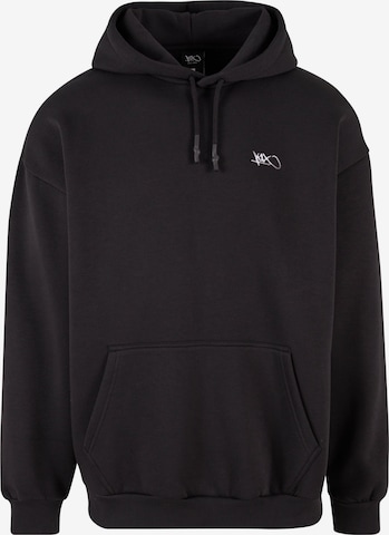 Sweat-shirt K1X en noir : devant