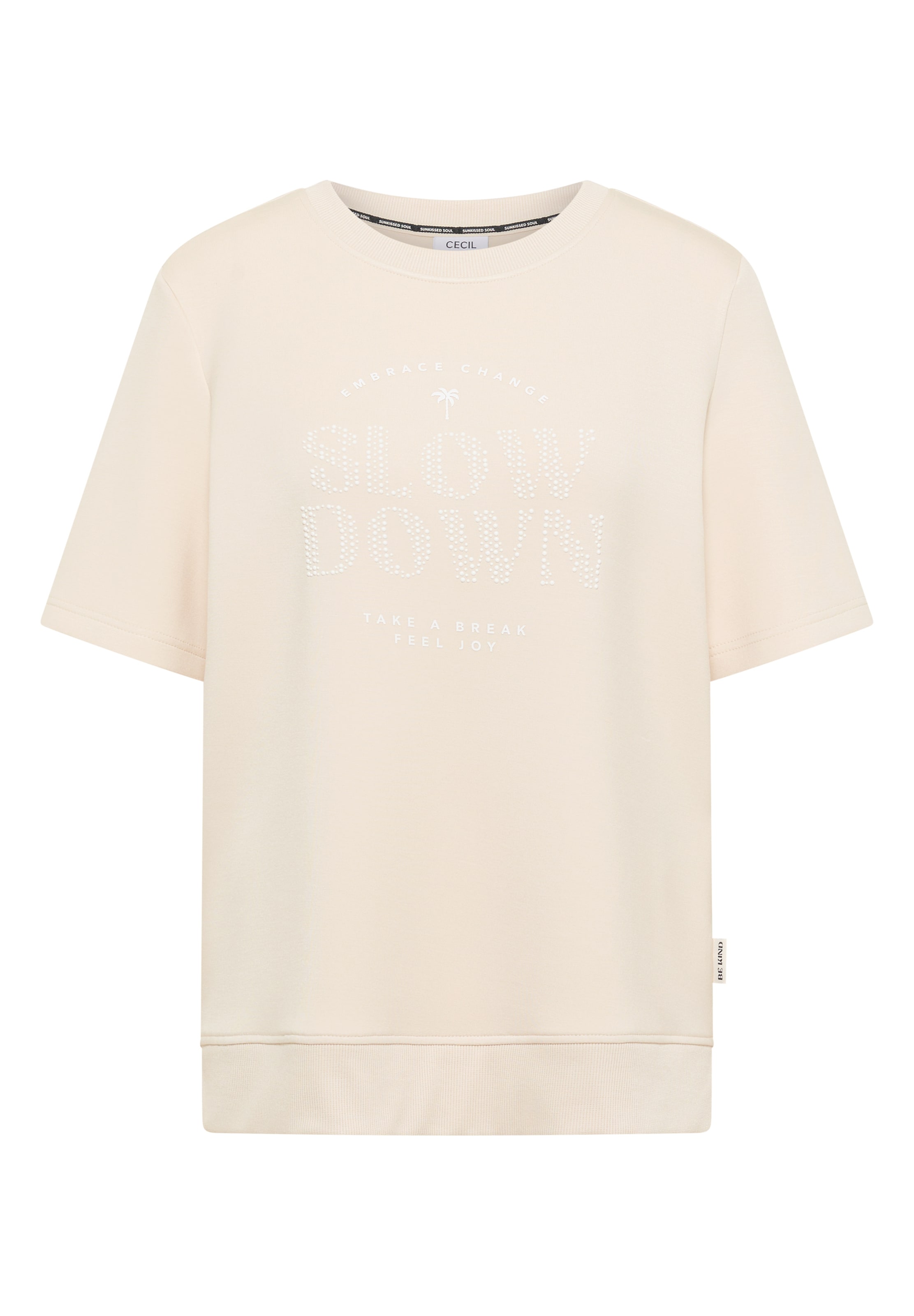 CECIL Sweatshirt in Beige: Vorderseite