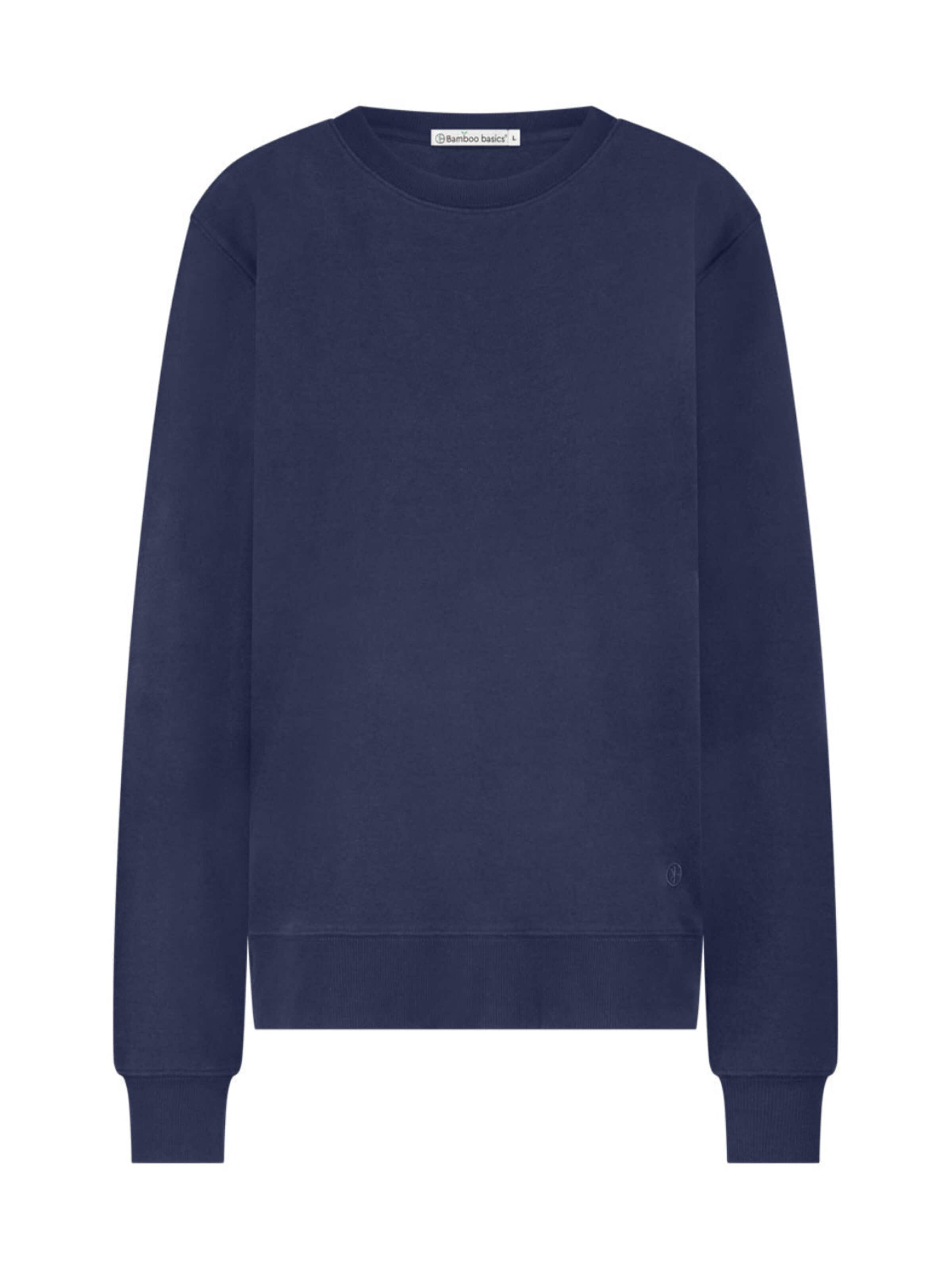 Bamboo basics Sweatshirt 'Lounge sweater Hailey' in Blauw
