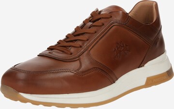 La Martina Sneakers laag in Bruin: voorkant