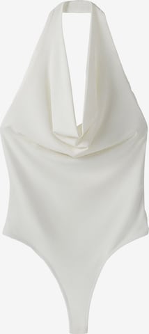 Bershka Shirtbody in Beige: predná strana