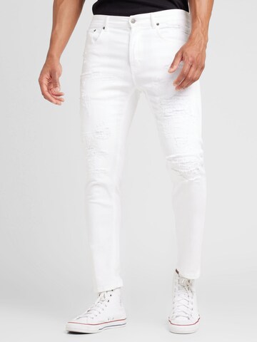 Dondup - regular Vaquero 'DIAN' en blanco: frente