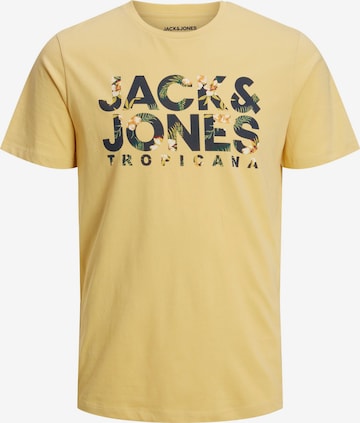 JACK & JONES Tričko 'Becs' – žlutá: přední strana