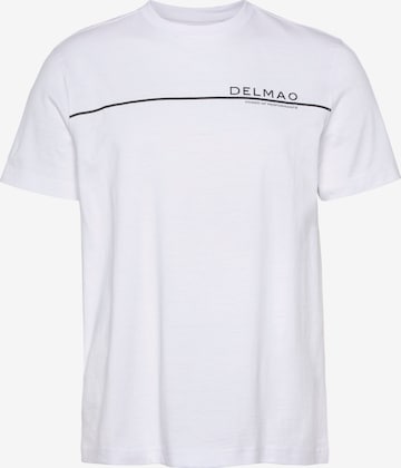 DELMAO Shirt in Weiß: Vorderseite