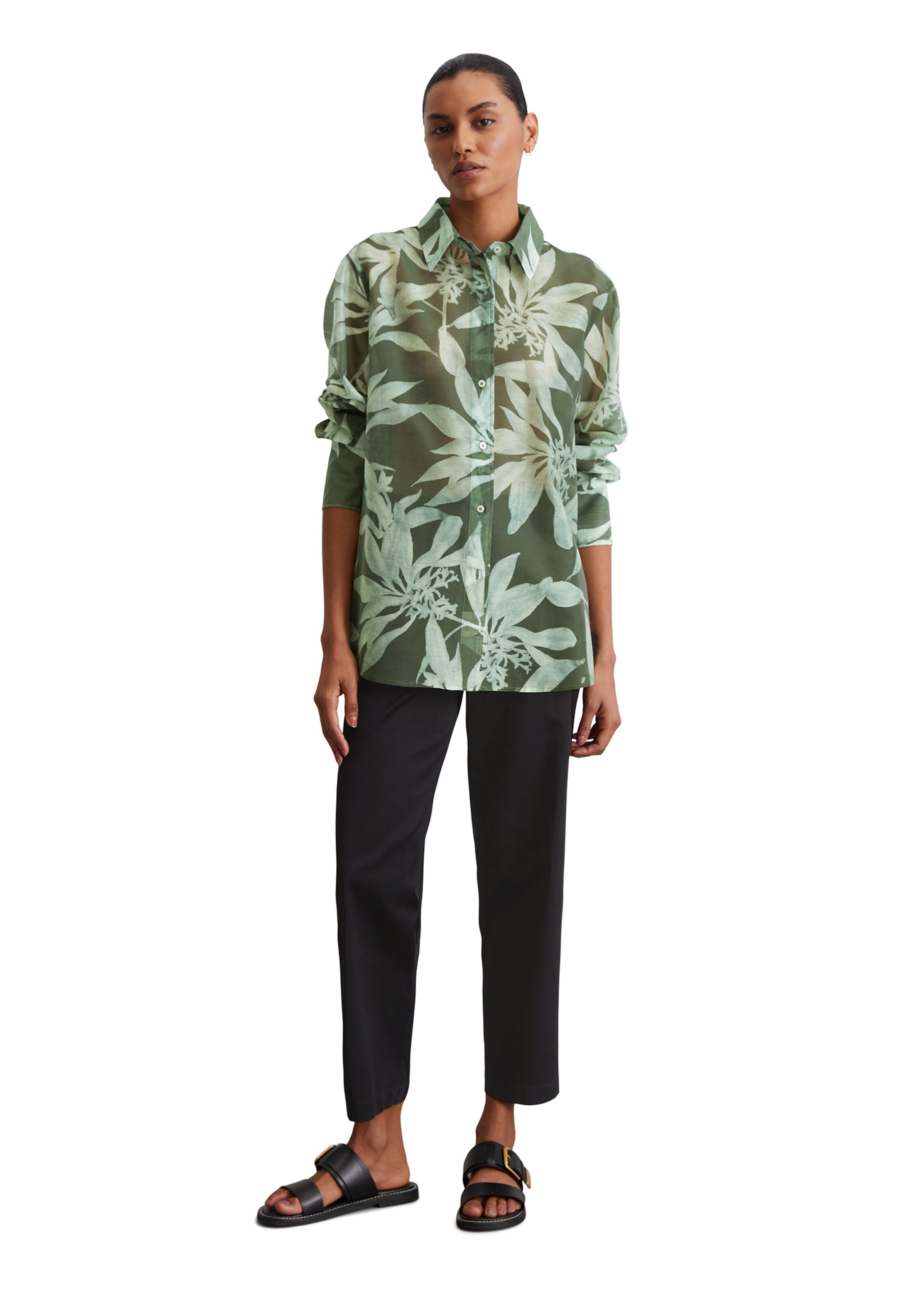 Marc O'Polo Bluse in Grün