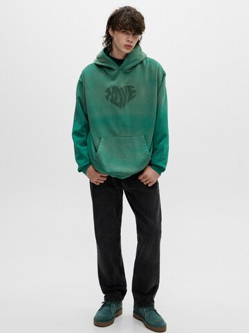 Pull&Bear Sweatshirt in Green