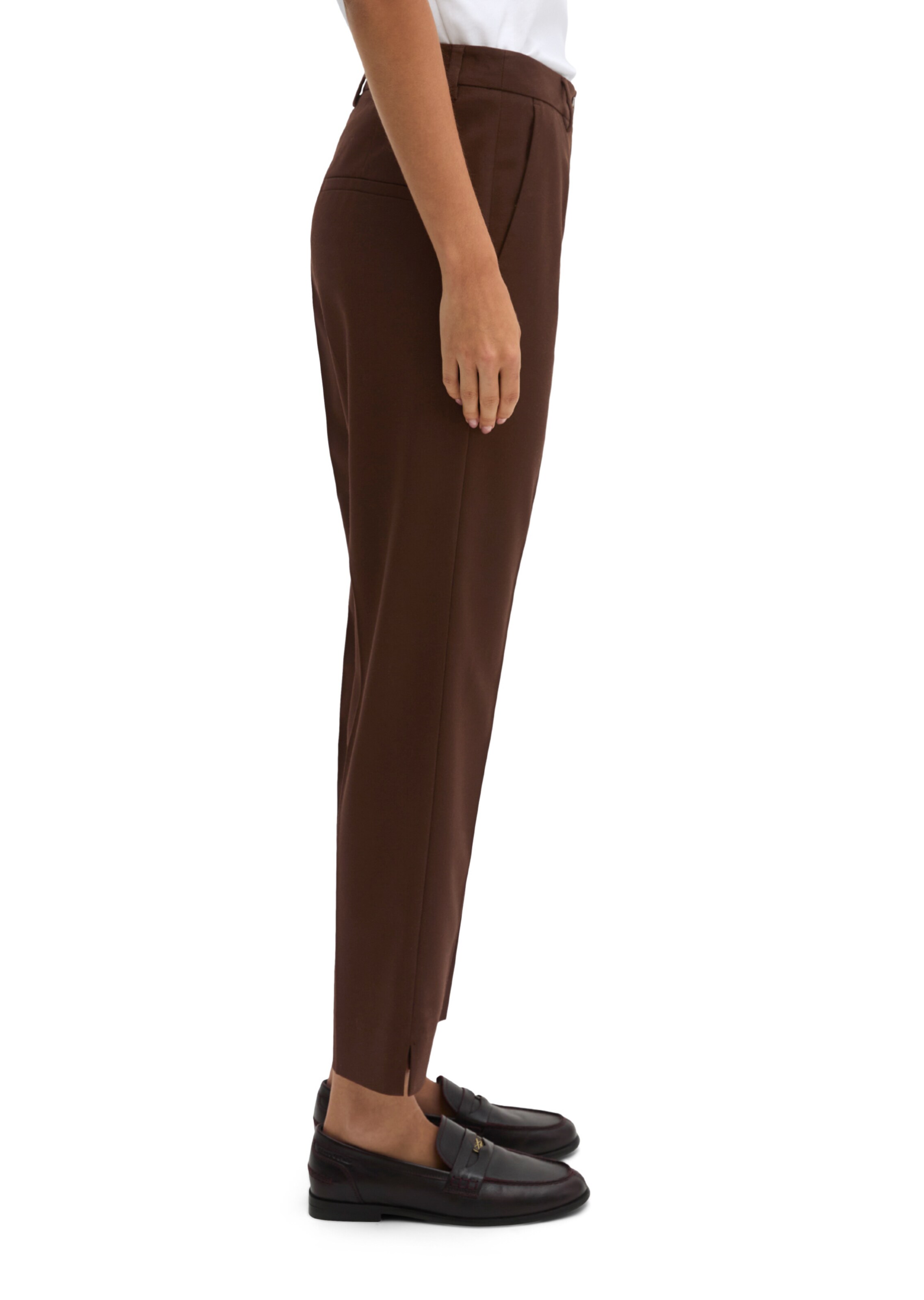 Marc O'Polo Slimfit Pantalon 'Malin' in Bruin