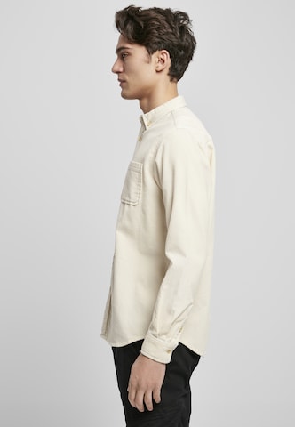 Urban Classics Regular fit Button Up Shirt in White