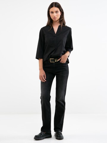 BIG STAR Regular Jeans 'Myrra' in Zwart