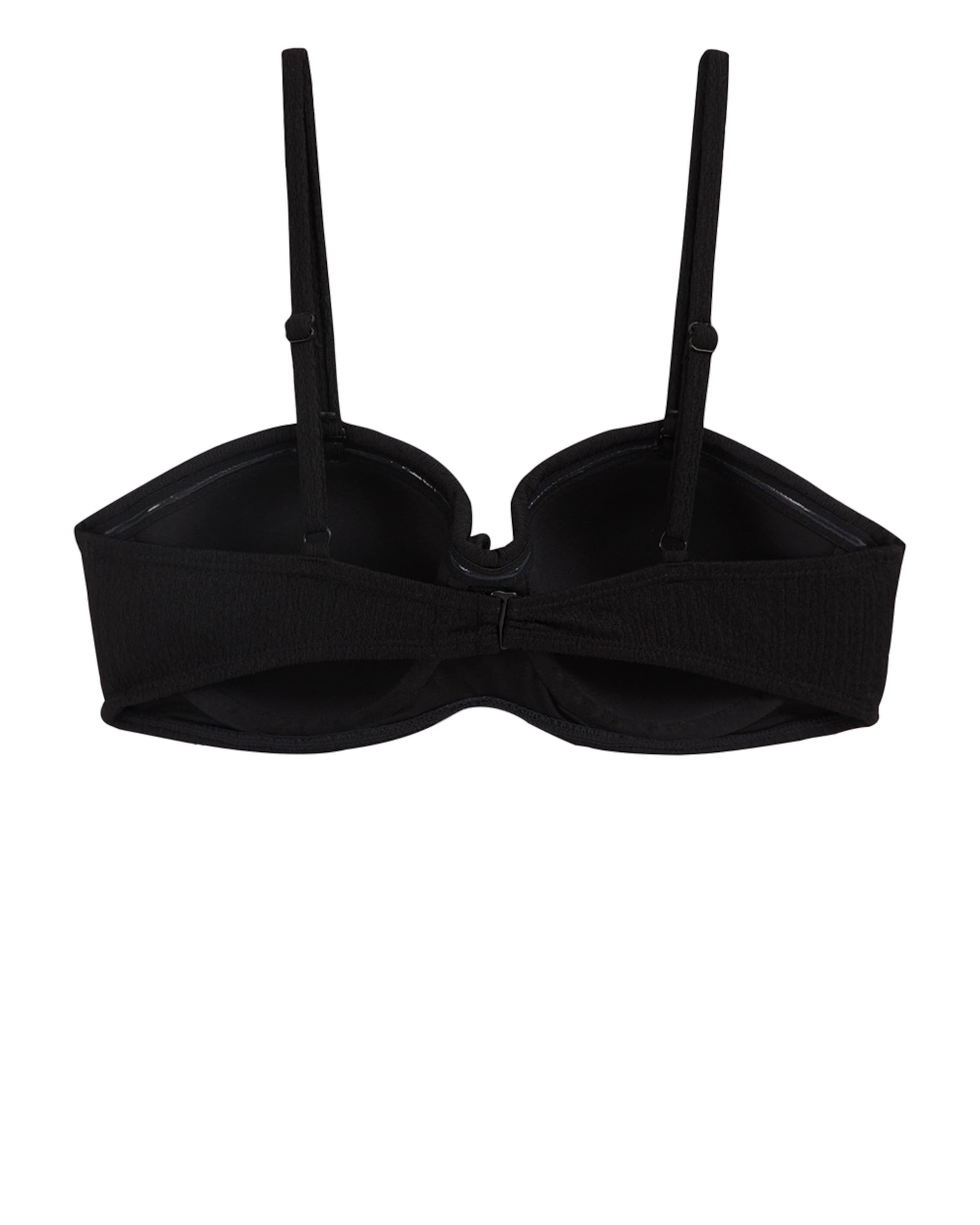 WE Fashion Балконет Верх бикини в Черный