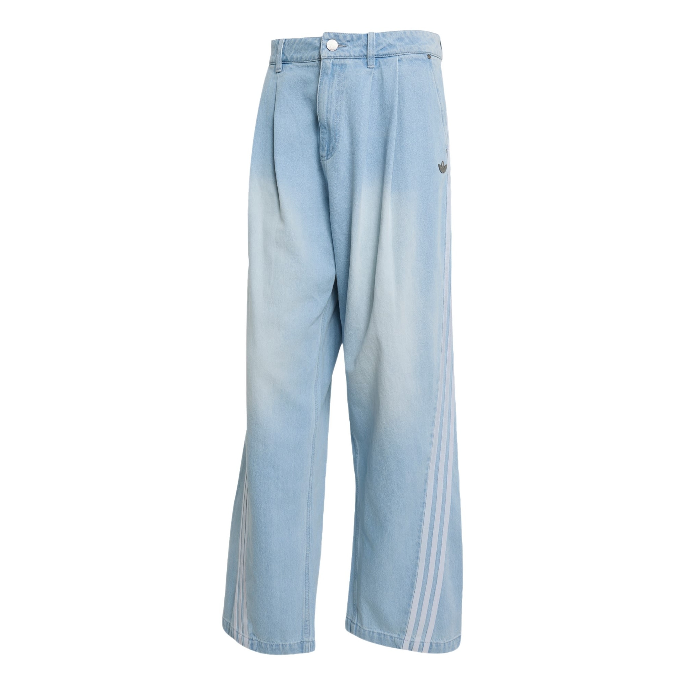 ADIDAS ORIGINALS Baggy Bandplooi jeans 'Adilenium Season 5' in Blauw: voorkant