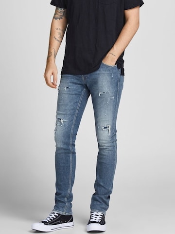 Skinny Jeans 'Tim' di JACK & JONES in blu: frontale