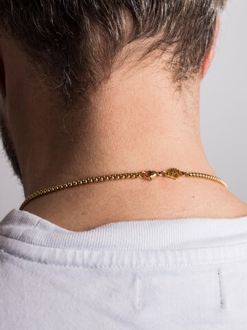 Akitsune Necklace 'Imperator Pendant / Necklace Antique Gold 70 cm' in Gold