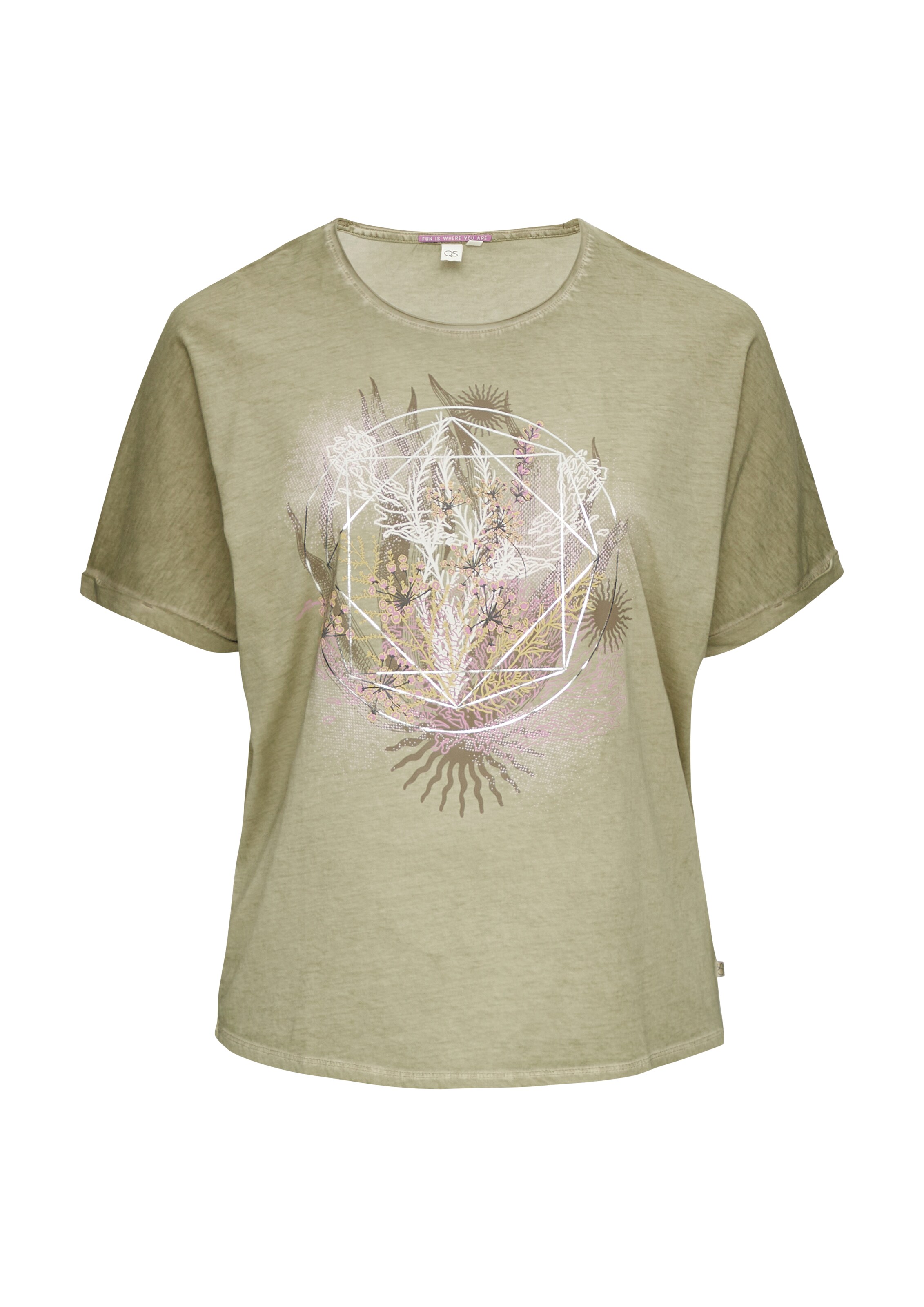 QS Shirt in Green: front