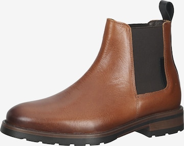 SCAPA Chelsea boots in Bruin: voorkant