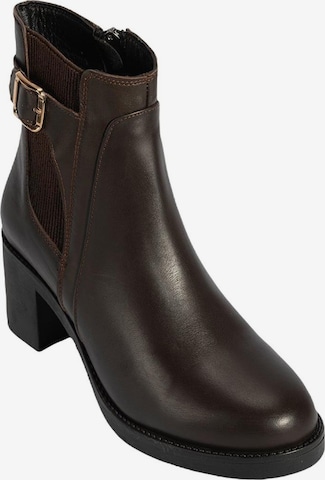Desa Stiefel 'Stiefeletten' in Braun: Vorderseite
