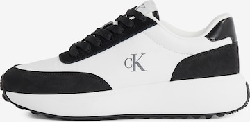 Calvin Klein Jeans Matalavartiset tennarit 'ATHLEISURE' värissä valkoinen: etupuoli
