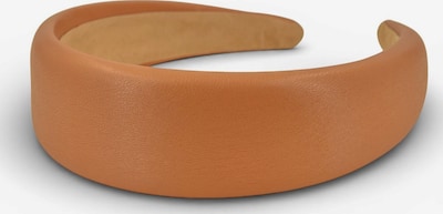 styleBREAKER Haarschmuck 'Haarreif Kunstleder Optik Breit' in One Size in cognac, Produktansicht