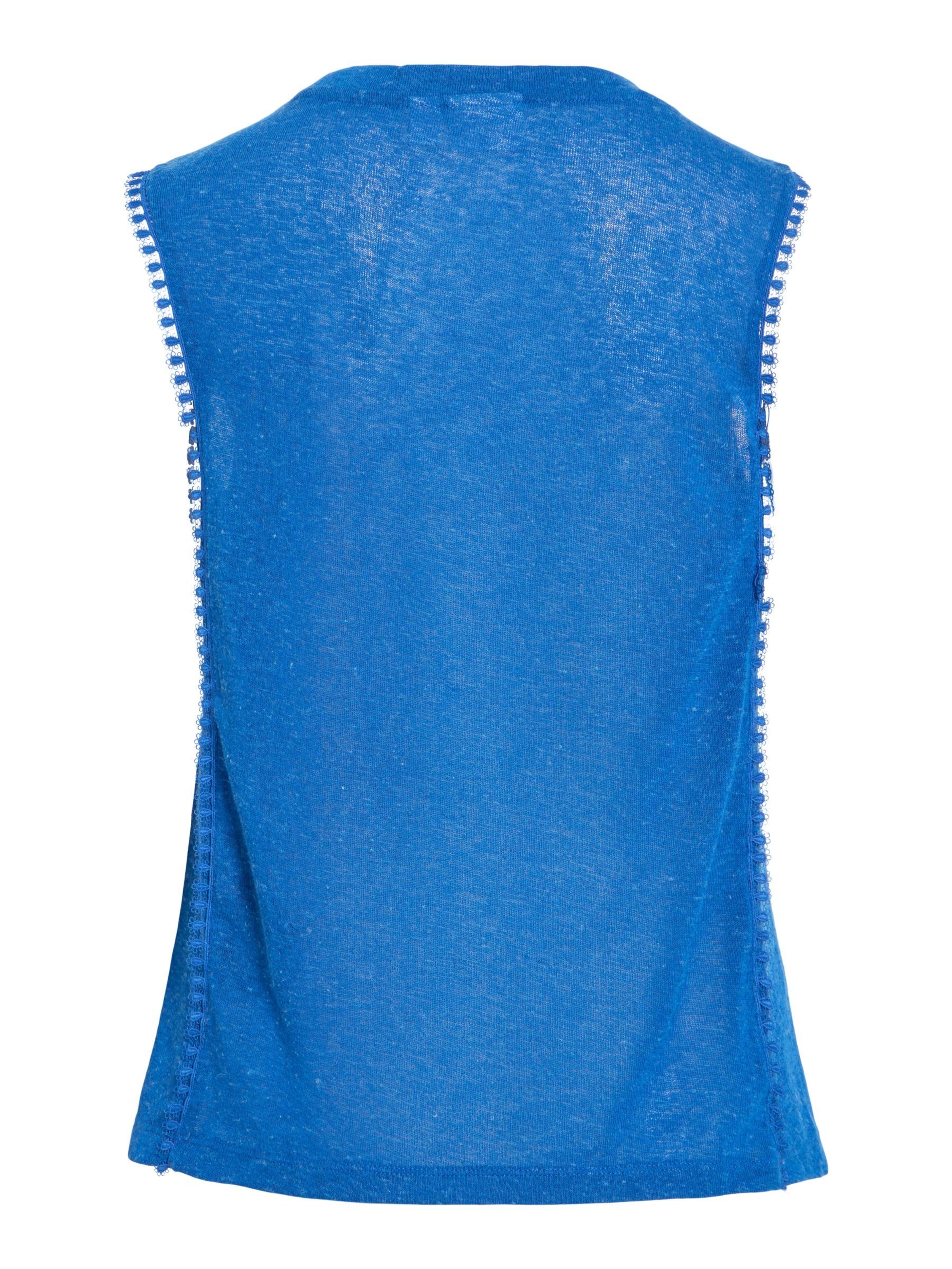 VILA Top in Blau